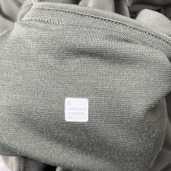 Lululemon Wunder Under SmoothCover Tight with Pockets 25" Army Green Size 6 - Picture 7 of 8